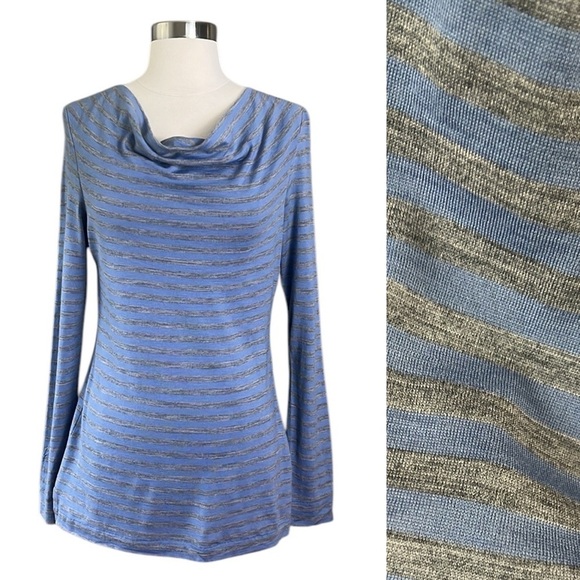 IBEX Zque Certified Merino Wool Cowl Neck Top Size Small - Picture 1 of 15